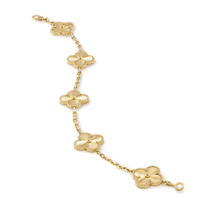 Bracelet 5 Motifs VC - Gold