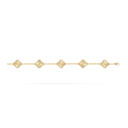 Bracelet 5 Motifs VC - Gold