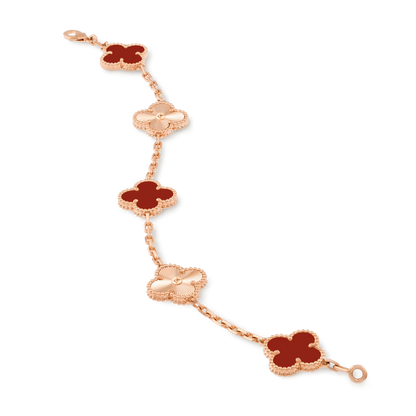 Bracelet 5 Motifs VC - Red