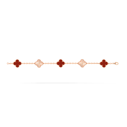 Bracelet 5 Motifs VC - Red