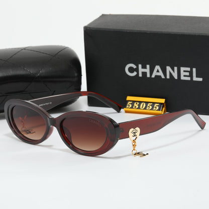 Chanel Oval Sunglasses
