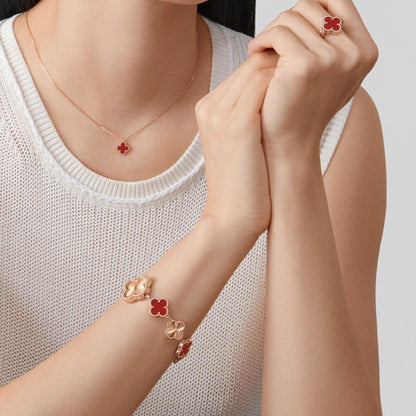 Bracelet 5 Motifs VC - Red
