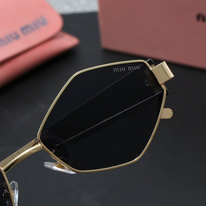 Miu Miu Hexagonal Sunglasses