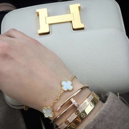 Bracelet 5 Motifs VC - White