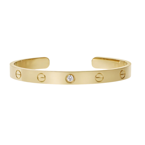 Bracelet Love Diamond Open Cuff