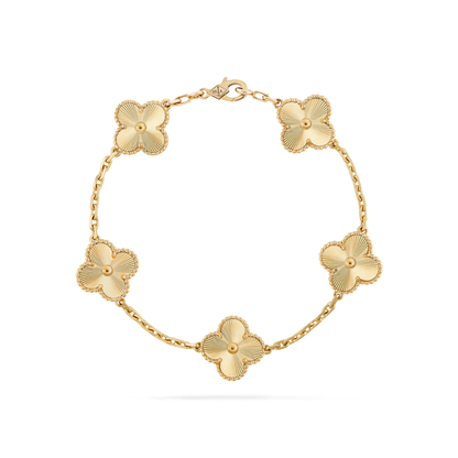 Bracelet 5 Motifs VC - Gold