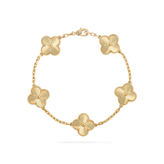 Bracelet 5 Motifs VC - Gold