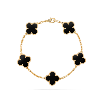 Bracelet 5 Motifs VC - Black