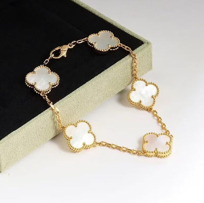 Bracelet 5 Motifs VC - White