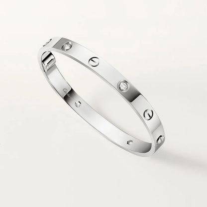 Bracelet Love Diamonds CR Silver
