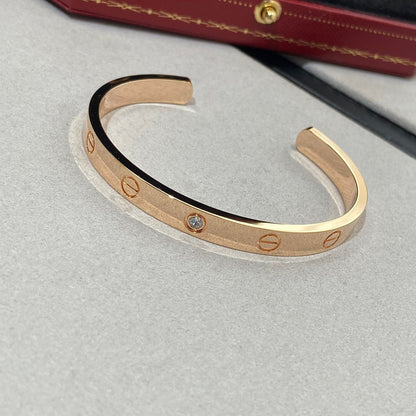 Bracelet Love Diamond Open Cuff