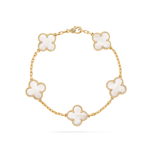 Bracelet 5 Motifs VC - White