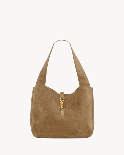 Saint Laurent Women's Brown Suede Bea Tote Bag