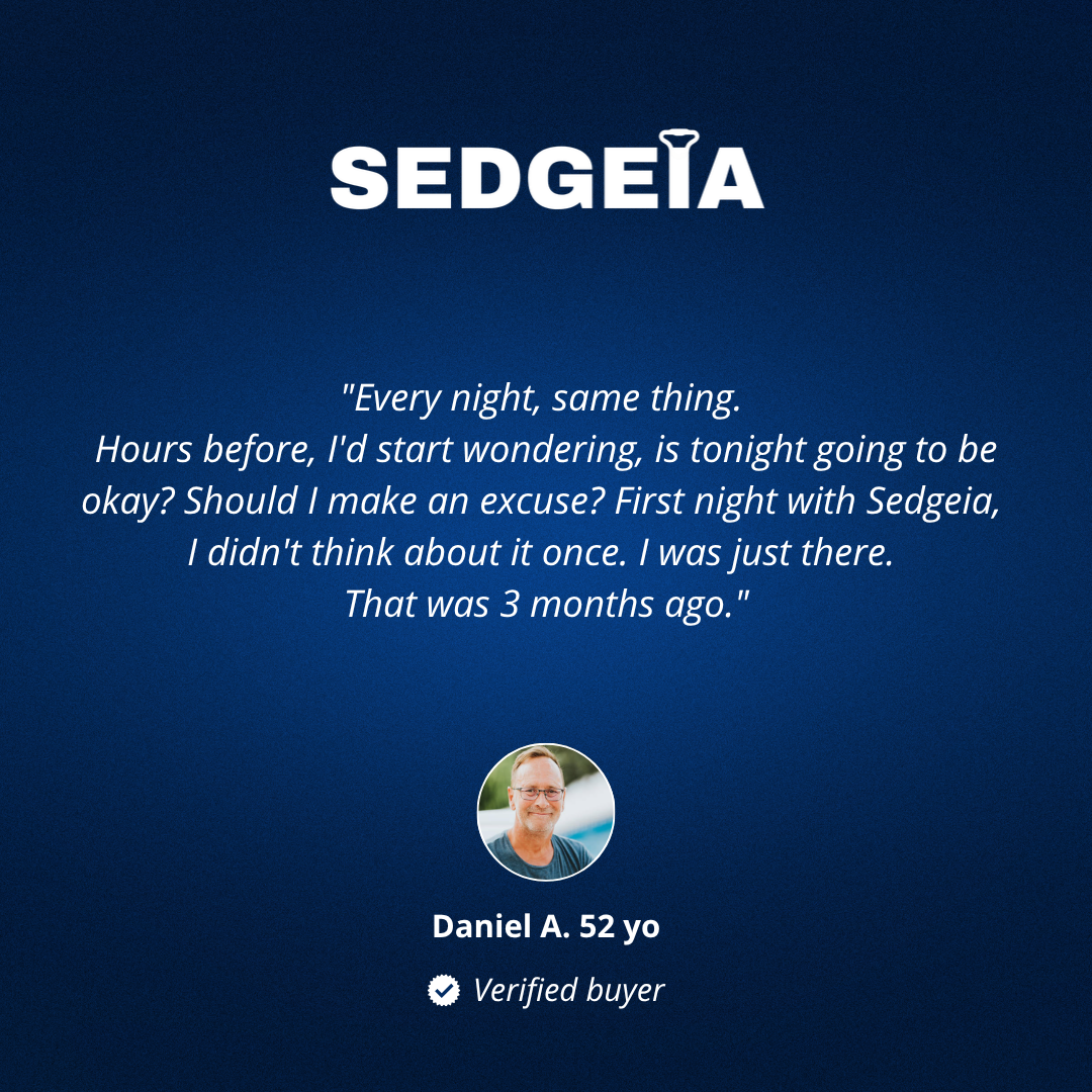 IMPROVE AND MAINTAIN YOUR ERECTION - SEDGEIA RING