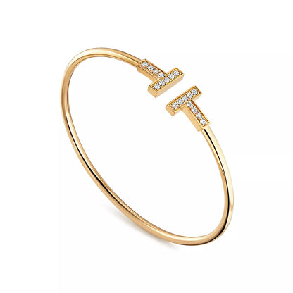 Bracelet T Wire Diamants TF Gold